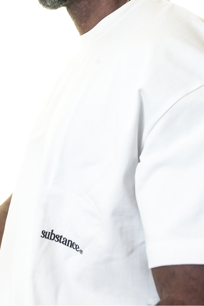Just Substance Tee White