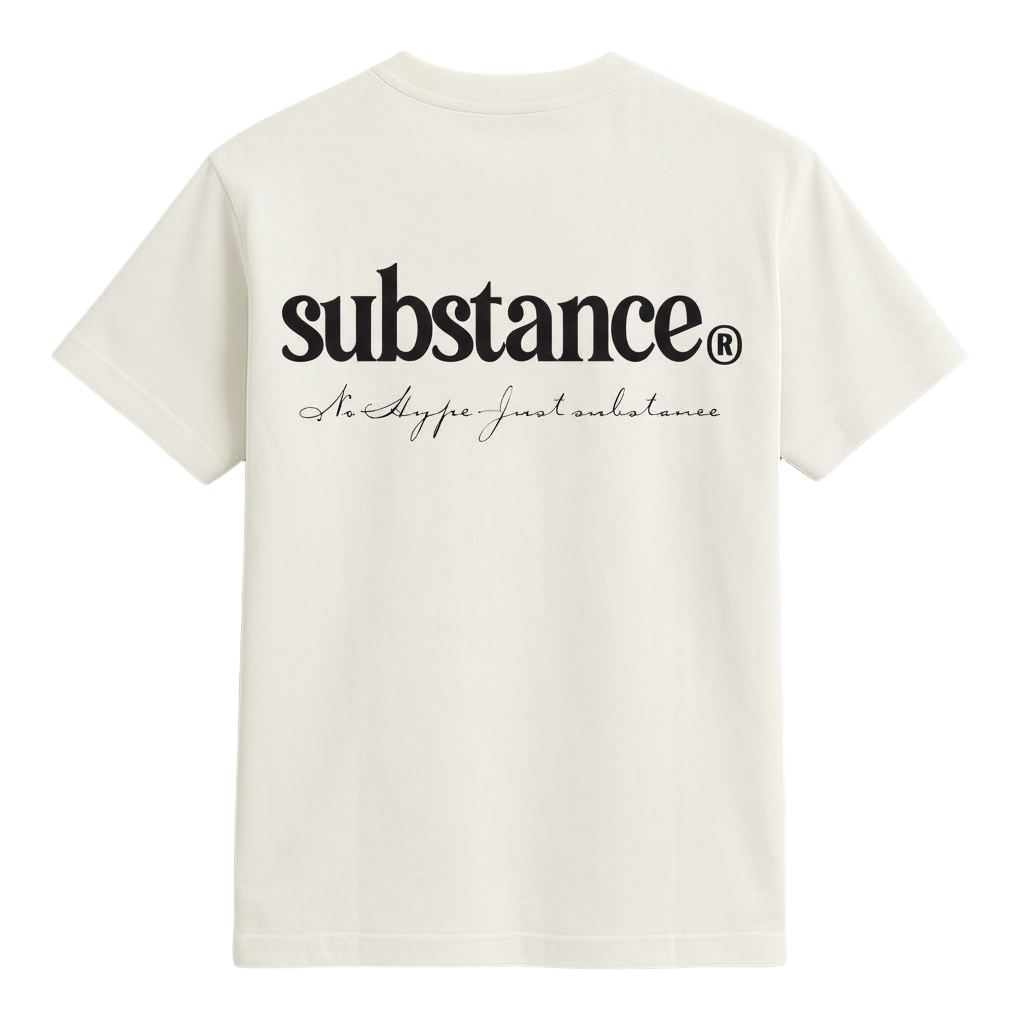 Just Substance Tee White