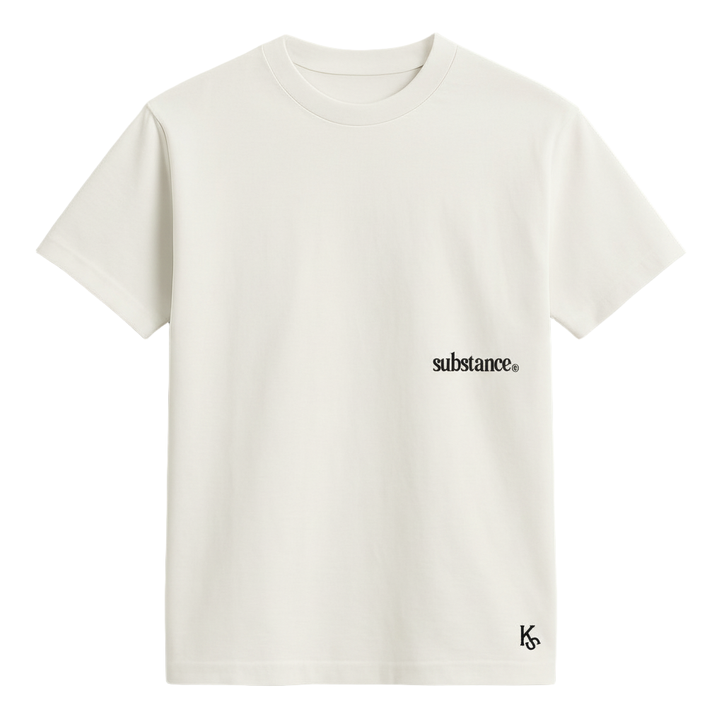 Just Substance Tee White