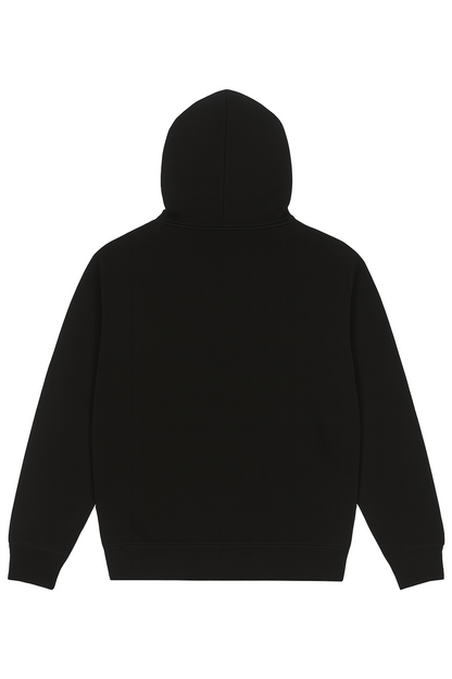 Black hoodie on a white background